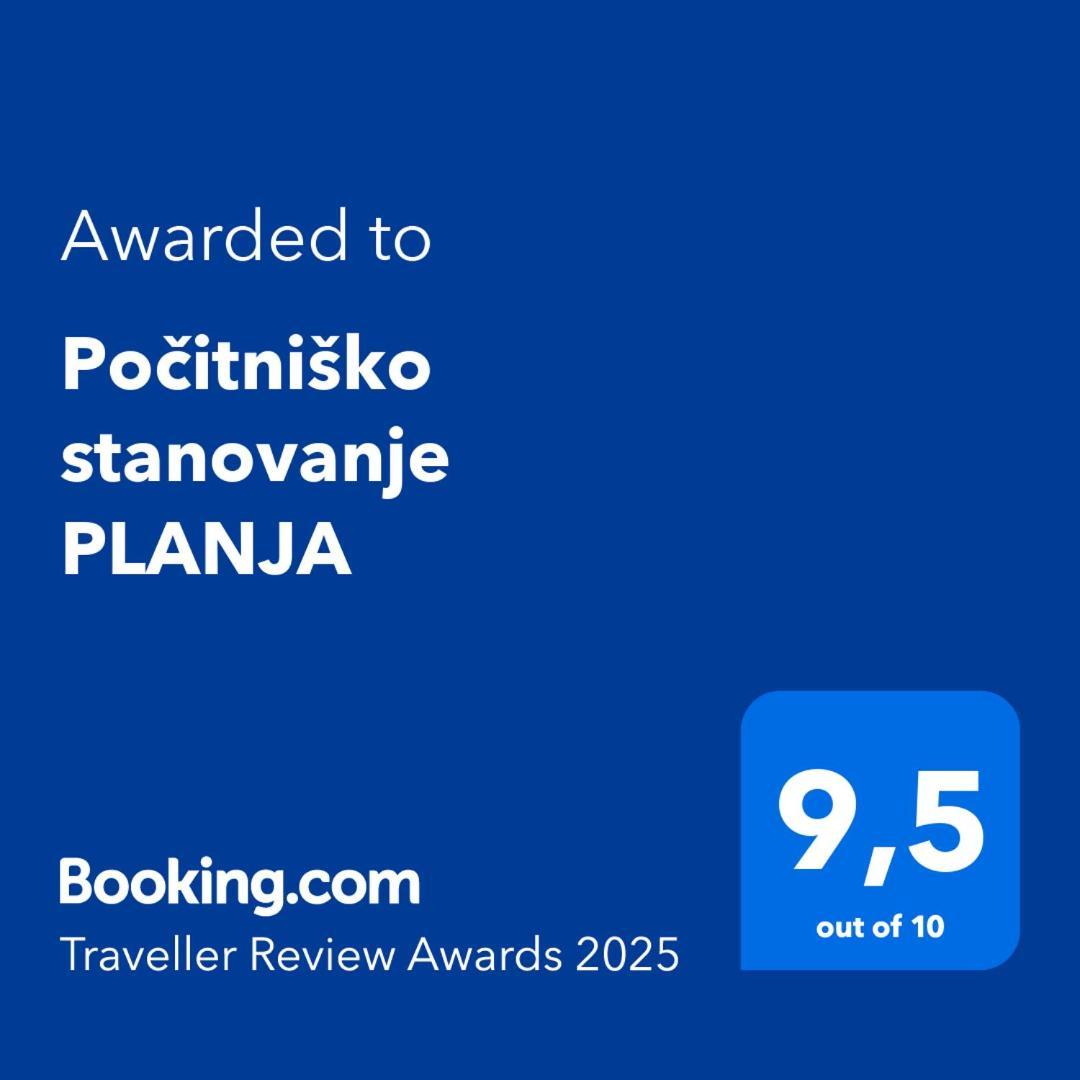Pocitnisko Stanovanje Planja Соча Экстерьер фото